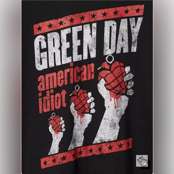 Torrid Green Day American Classic Fit Classic Fit Cotton Tee - Picture 2 of 5
